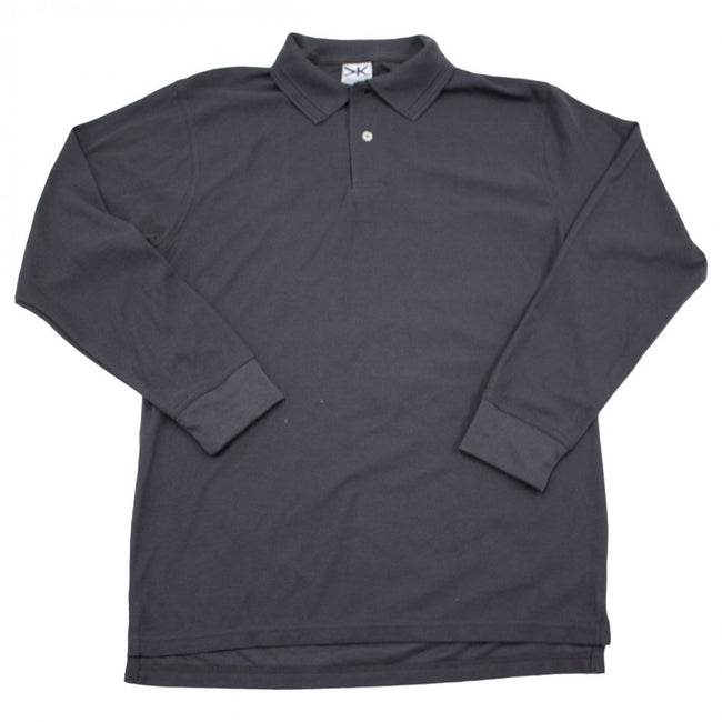 PLAYERA POLO CABALLERO WAFLE MANGA LARGA - HANDLER