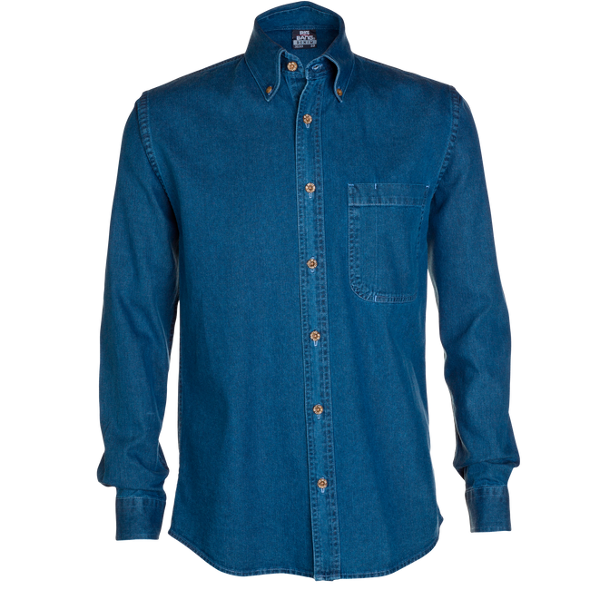 Camisa Mezclilla Denim BigBang Caballero Manga Larga